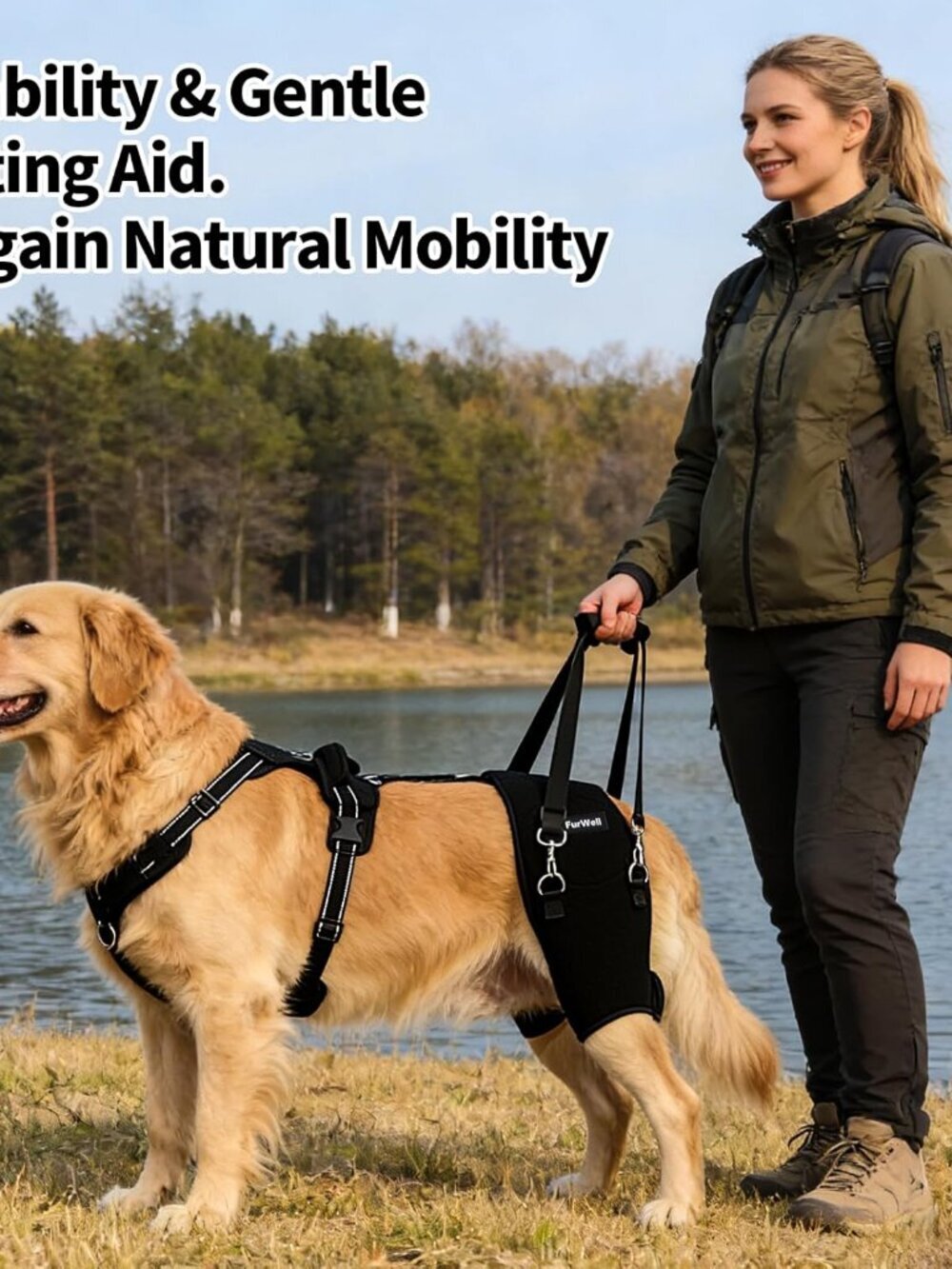 FurWell Dog Hip Brace for Hip Dysplasia & Arthritis